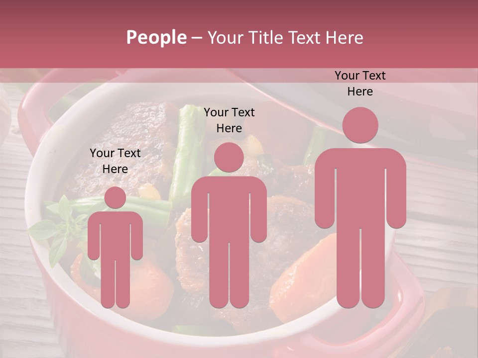 Thailand Steak Healthy PowerPoint Template