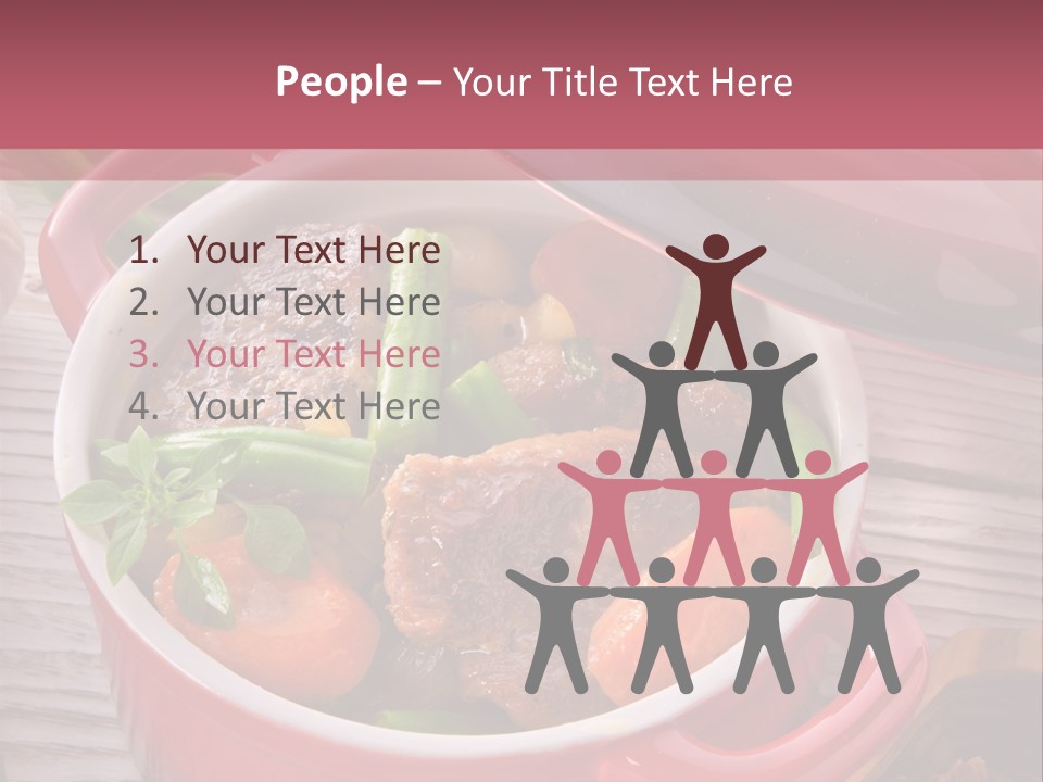 Thailand Steak Healthy PowerPoint Template