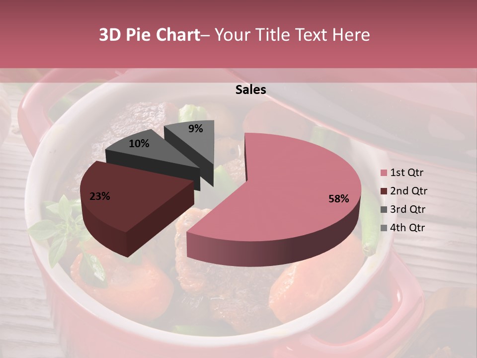 Thailand Steak Healthy PowerPoint Template