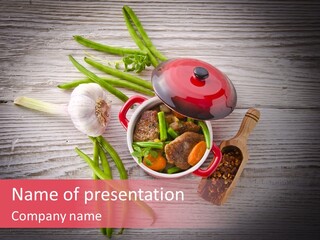 Close Up Bean Healthy PowerPoint Template