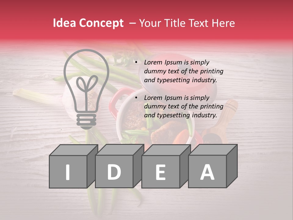 Close Up Bean Healthy PowerPoint Template