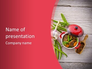 Autumn Dinner Summer PowerPoint Template