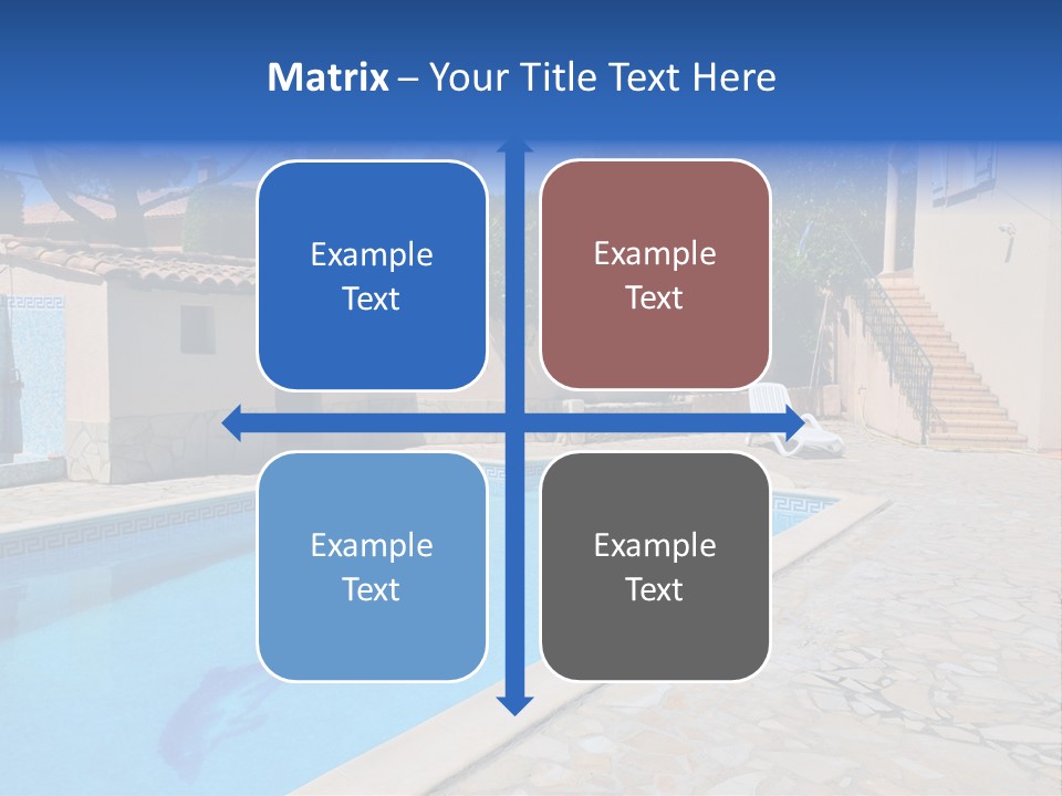 Pine Bathing Shelter PowerPoint Template