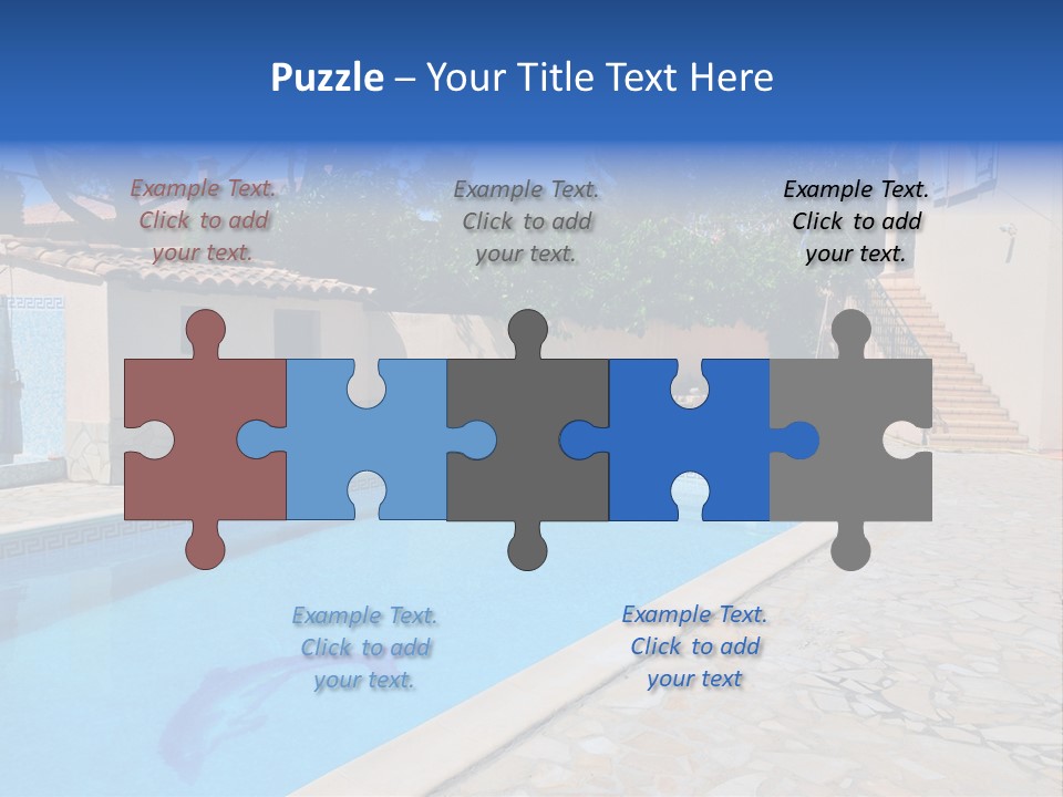 Pine Bathing Shelter PowerPoint Template