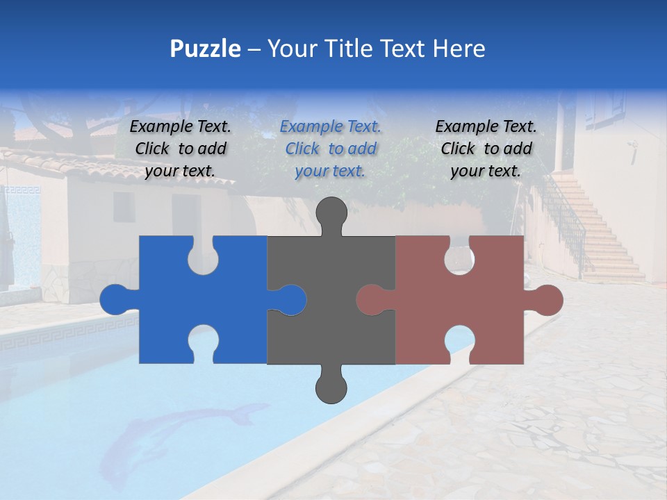 Pine Bathing Shelter PowerPoint Template