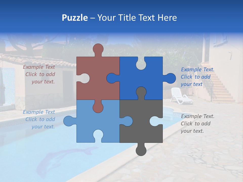 Pine Bathing Shelter PowerPoint Template