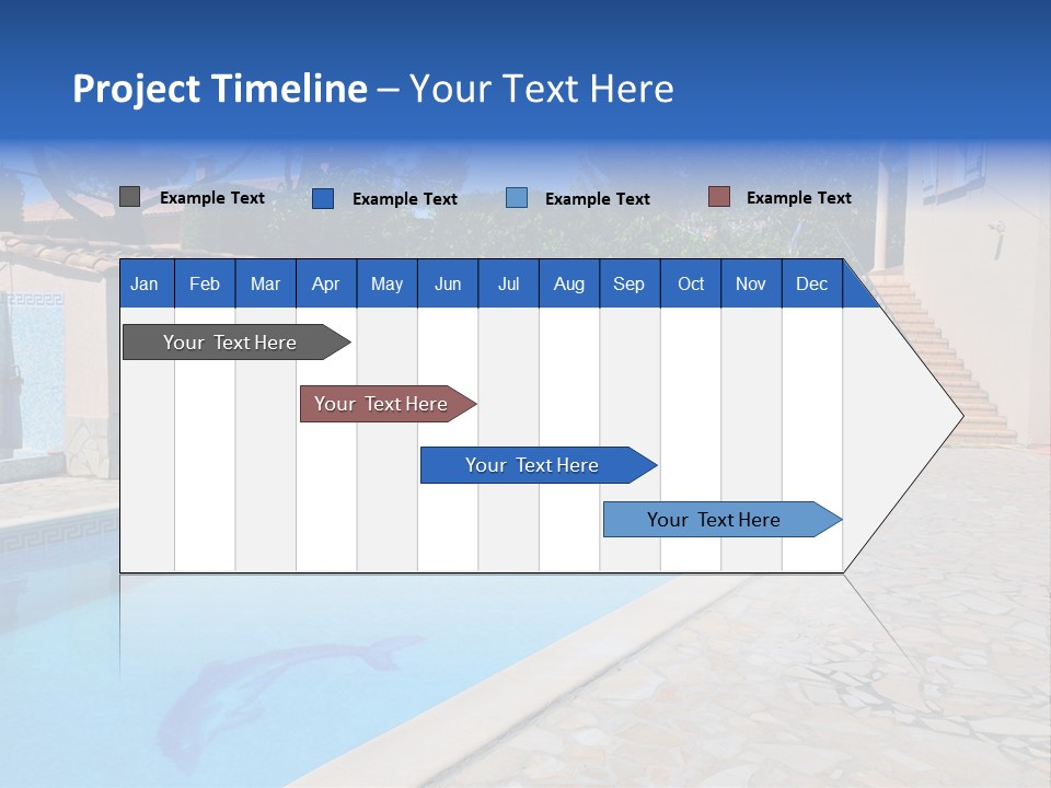 Pine Bathing Shelter PowerPoint Template