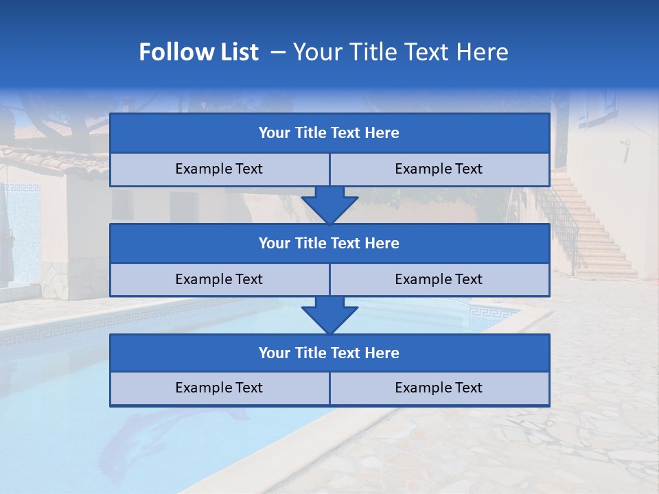 Pine Bathing Shelter PowerPoint Template