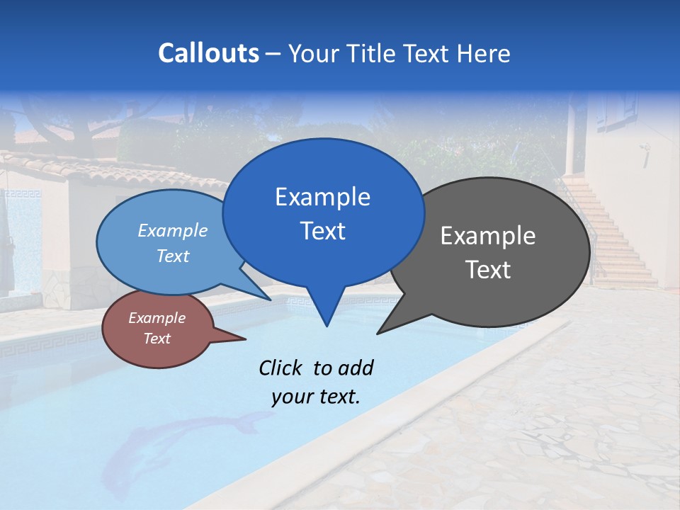 Pine Bathing Shelter PowerPoint Template