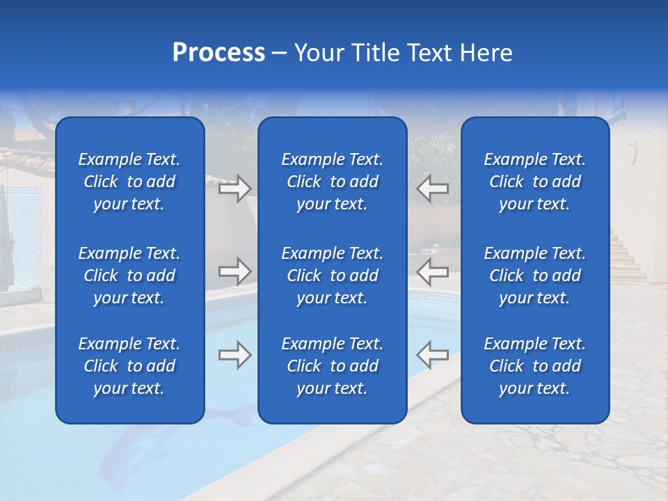 Pine Bathing Shelter PowerPoint Template