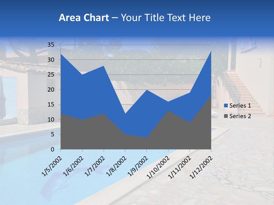 Pine Bathing Shelter PowerPoint Template