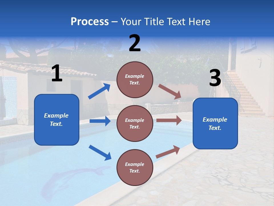 Pine Bathing Shelter PowerPoint Template
