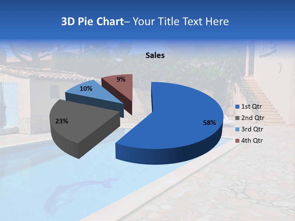 Pine Bathing Shelter PowerPoint Template