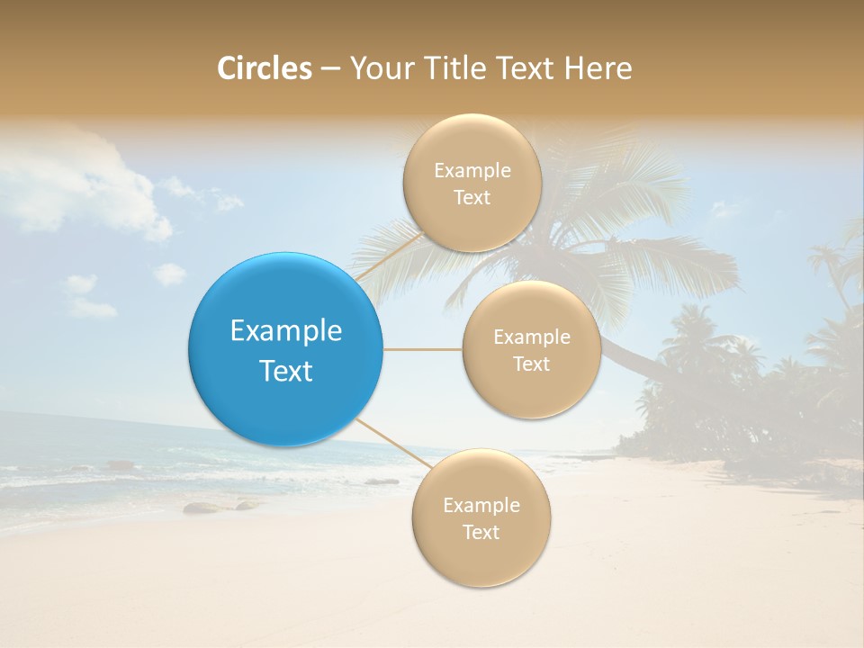 Tree Sun Island PowerPoint Template