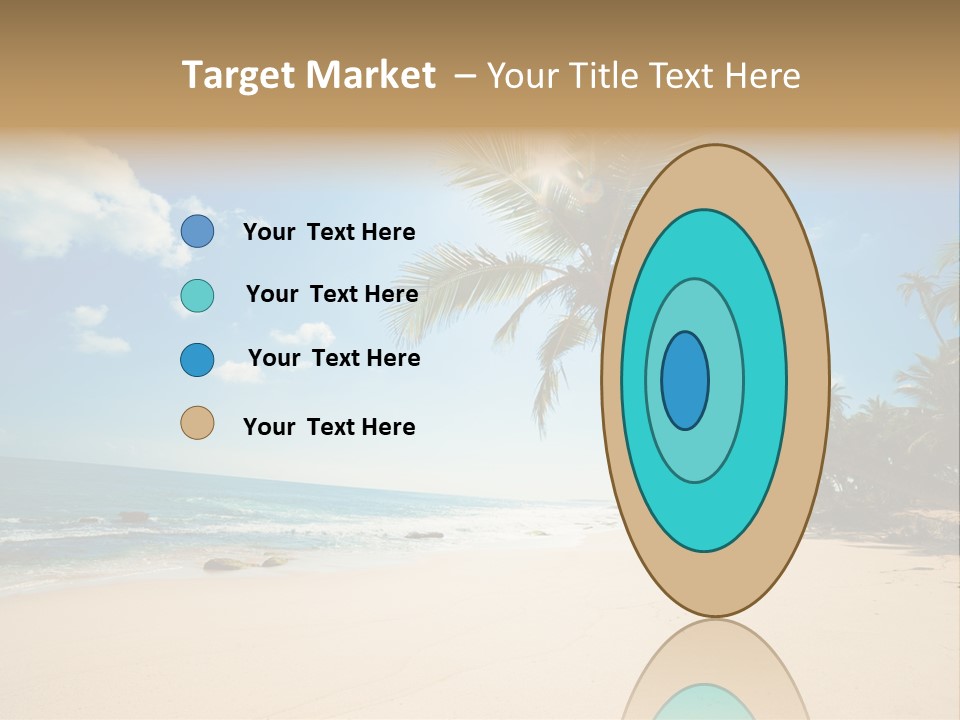 Tree Sun Island PowerPoint Template