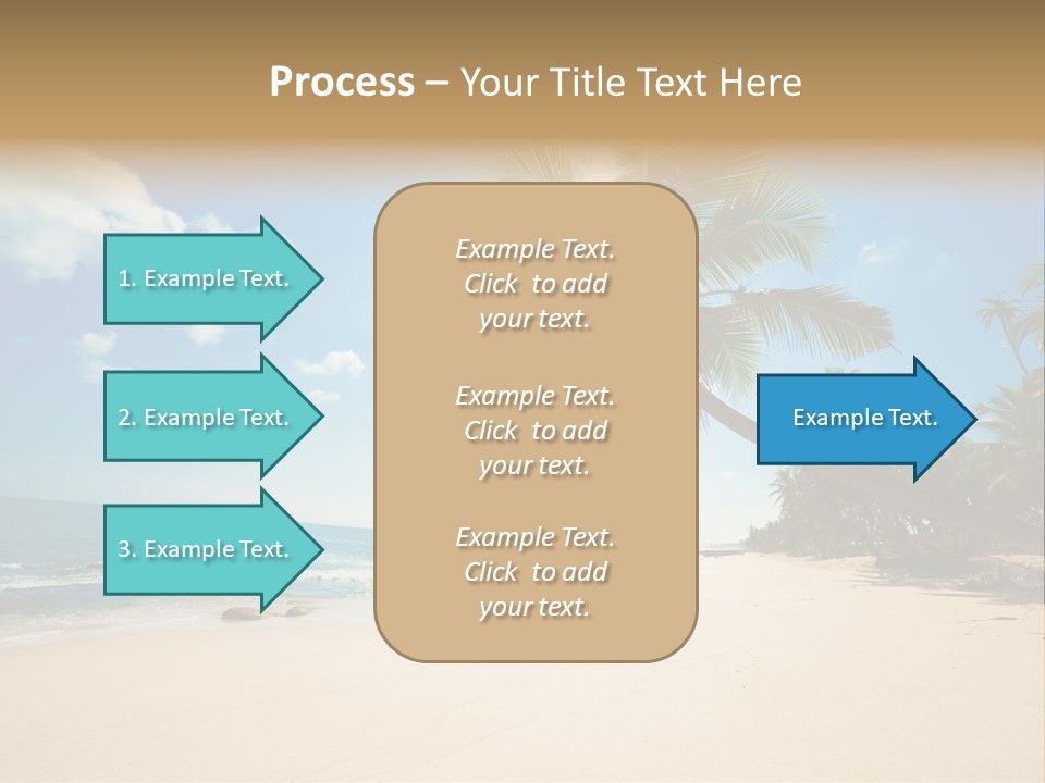 Tree Sun Island PowerPoint Template