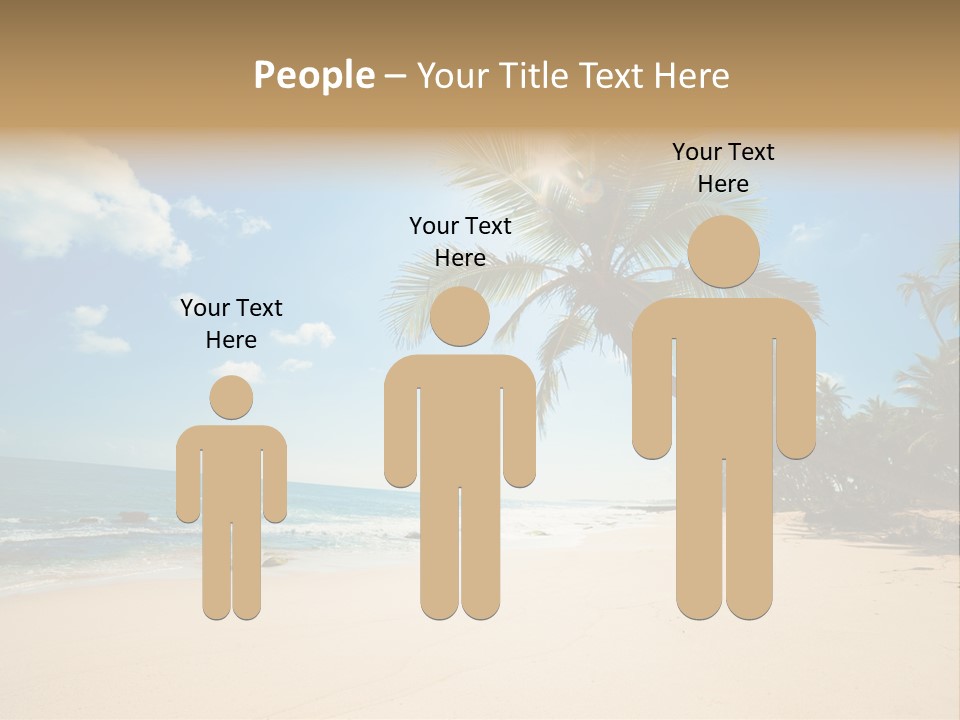 Tree Sun Island PowerPoint Template