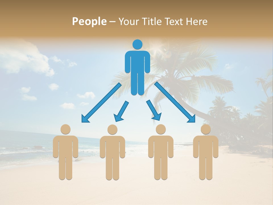 Tree Sun Island PowerPoint Template
