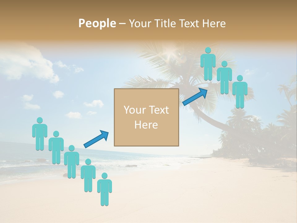 Tree Sun Island PowerPoint Template