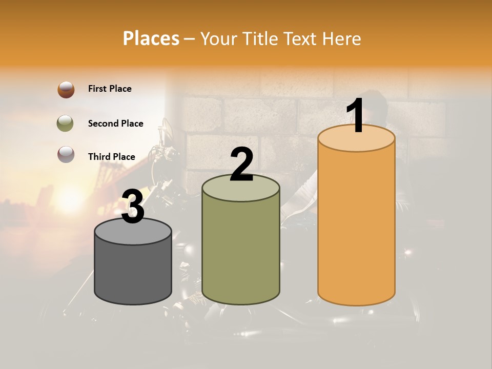 Guy Sun Body PowerPoint Template