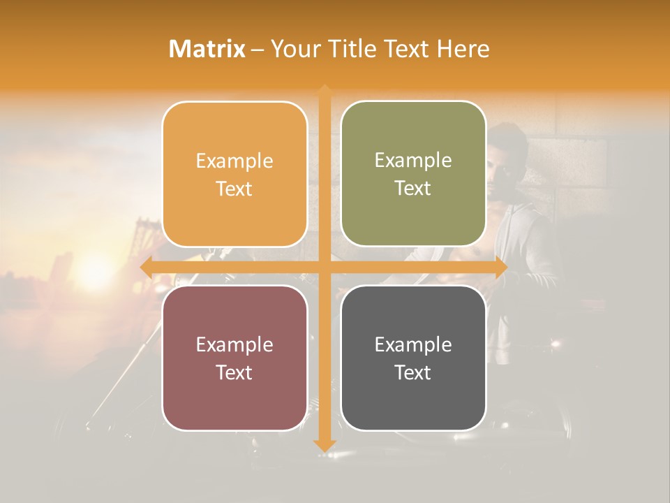 Guy Sun Body PowerPoint Template