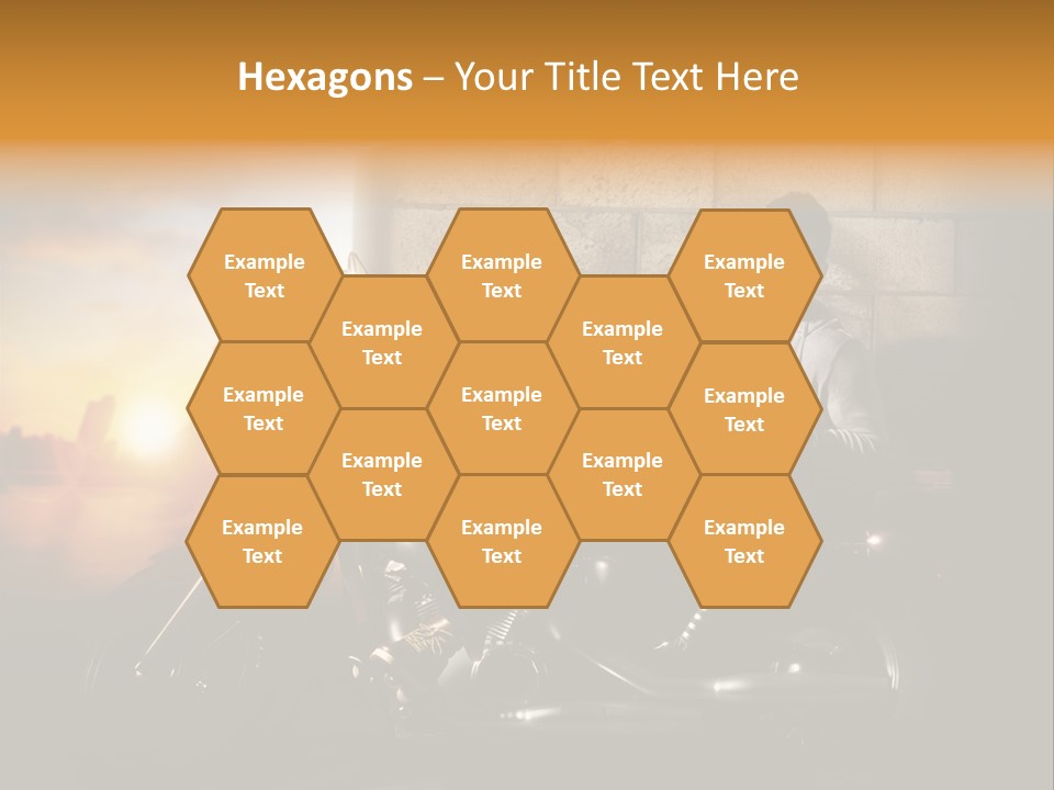 Guy Sun Body PowerPoint Template