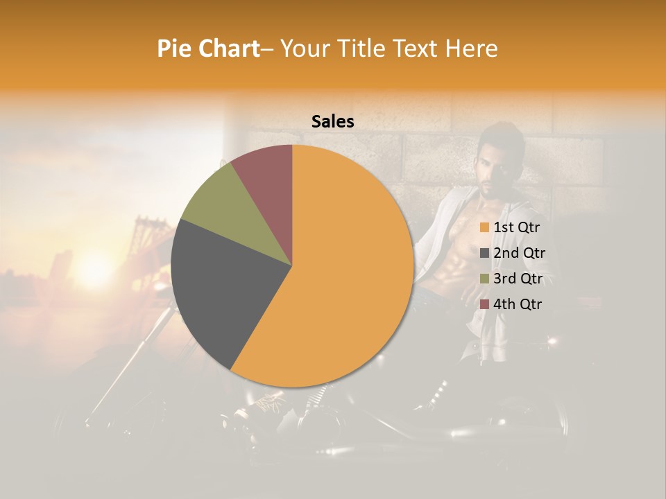 Guy Sun Body PowerPoint Template