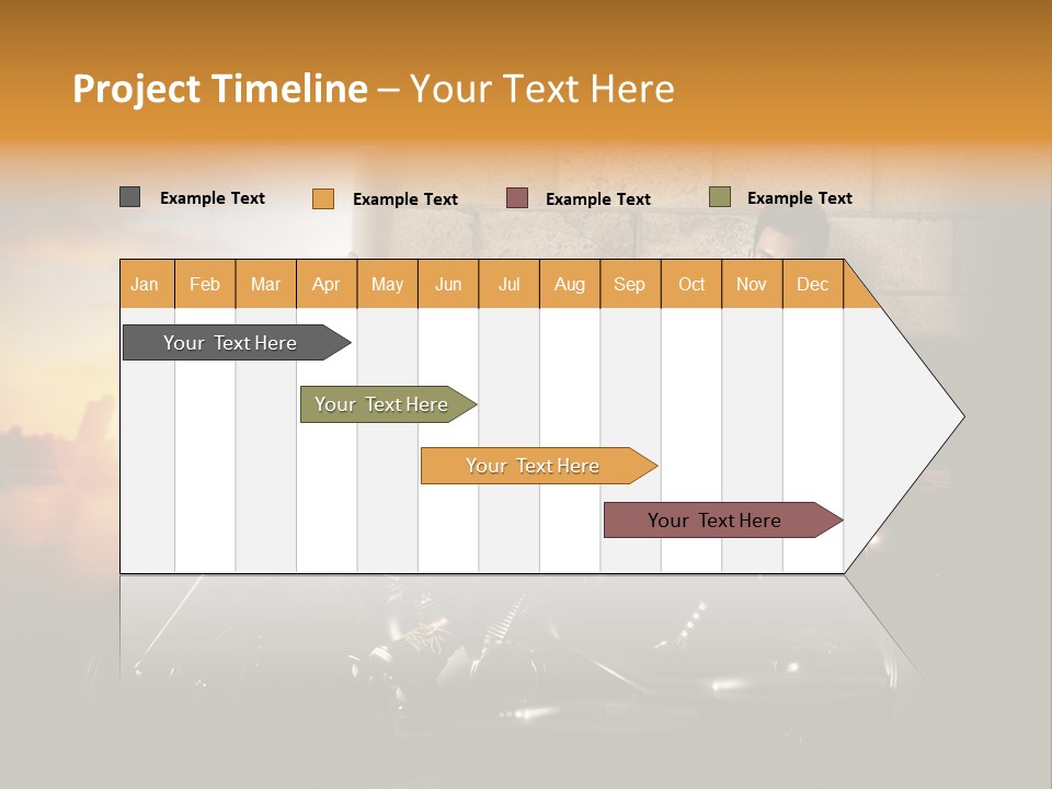 Guy Sun Body PowerPoint Template
