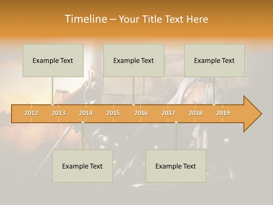 Guy Sun Body PowerPoint Template