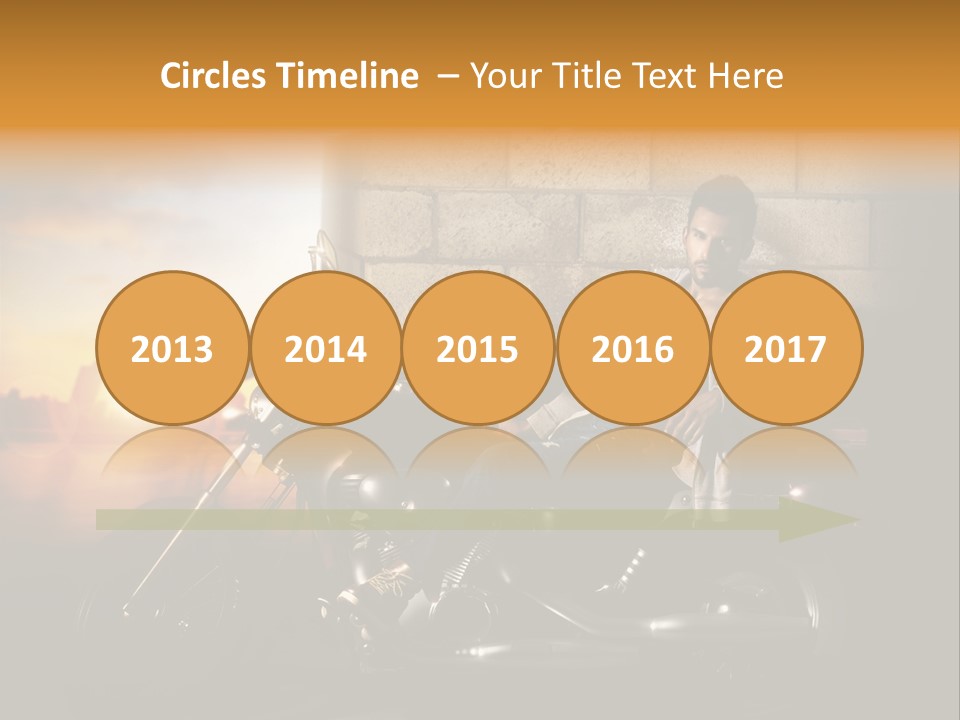 Guy Sun Body PowerPoint Template