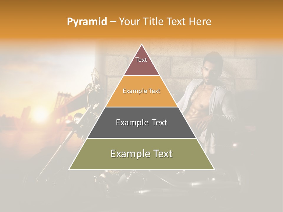 Guy Sun Body PowerPoint Template