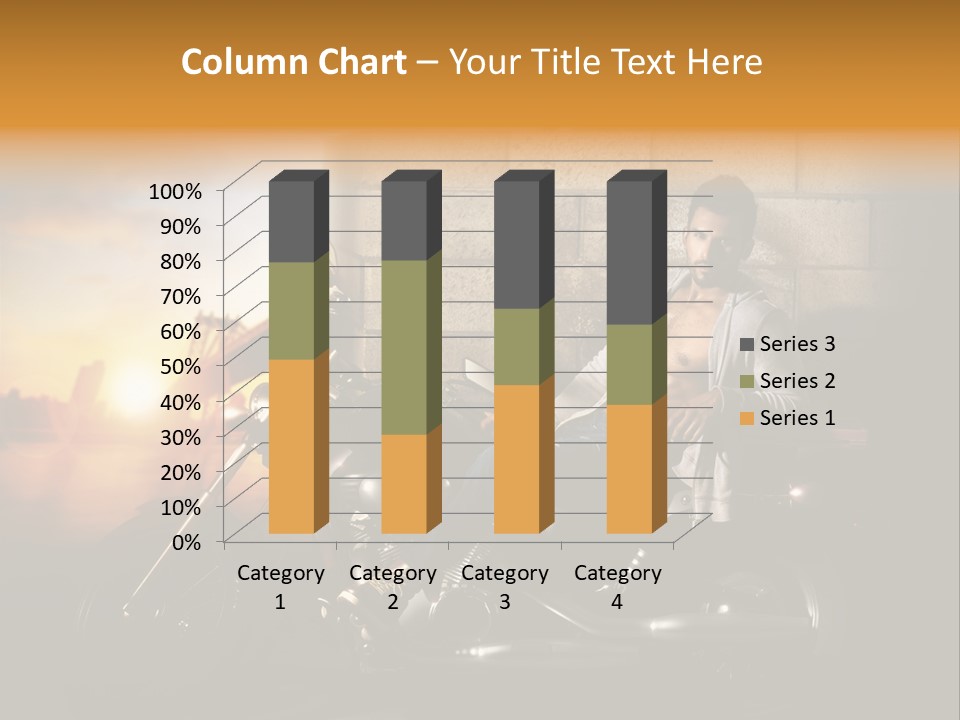 Guy Sun Body PowerPoint Template