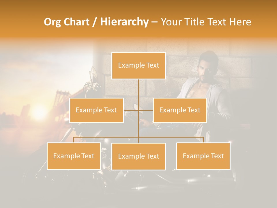 Guy Sun Body PowerPoint Template