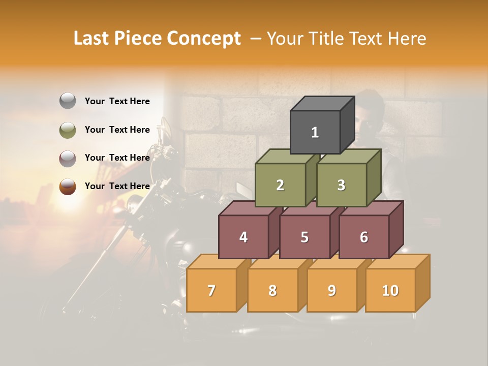 Guy Sun Body PowerPoint Template