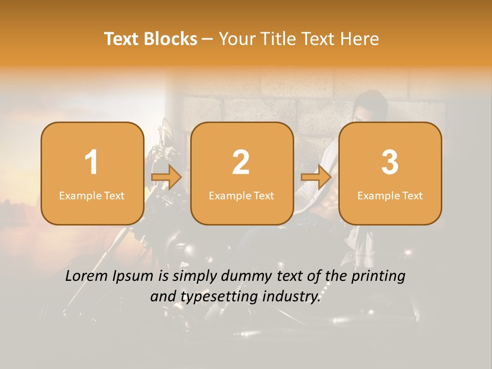Guy Sun Body PowerPoint Template