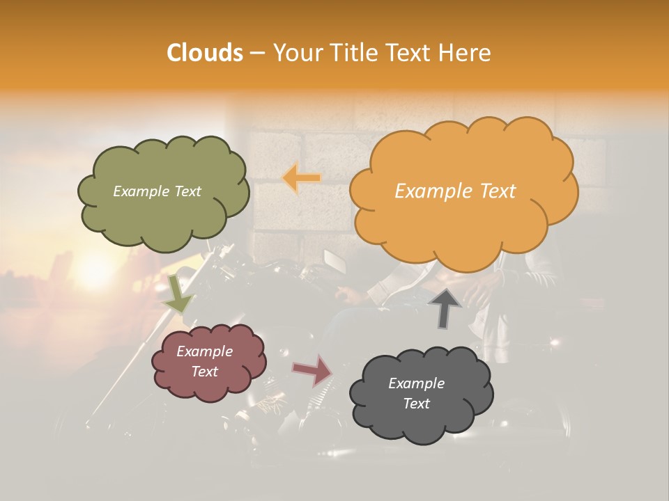 Guy Sun Body PowerPoint Template