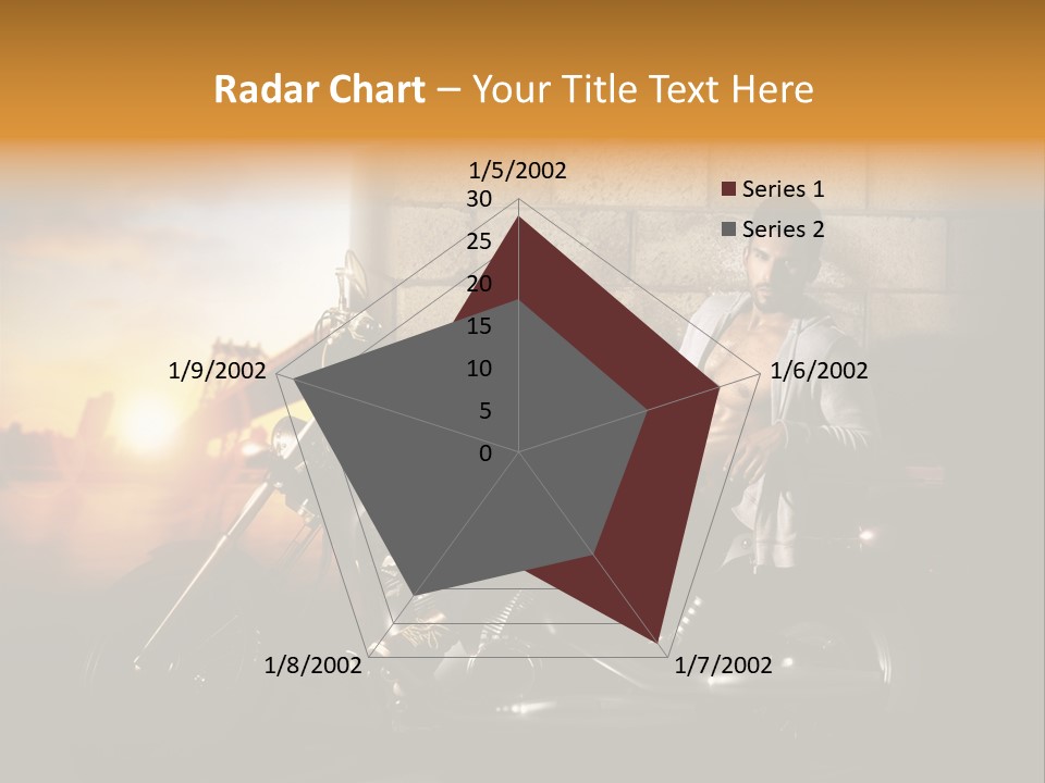 Guy Sun Body PowerPoint Template