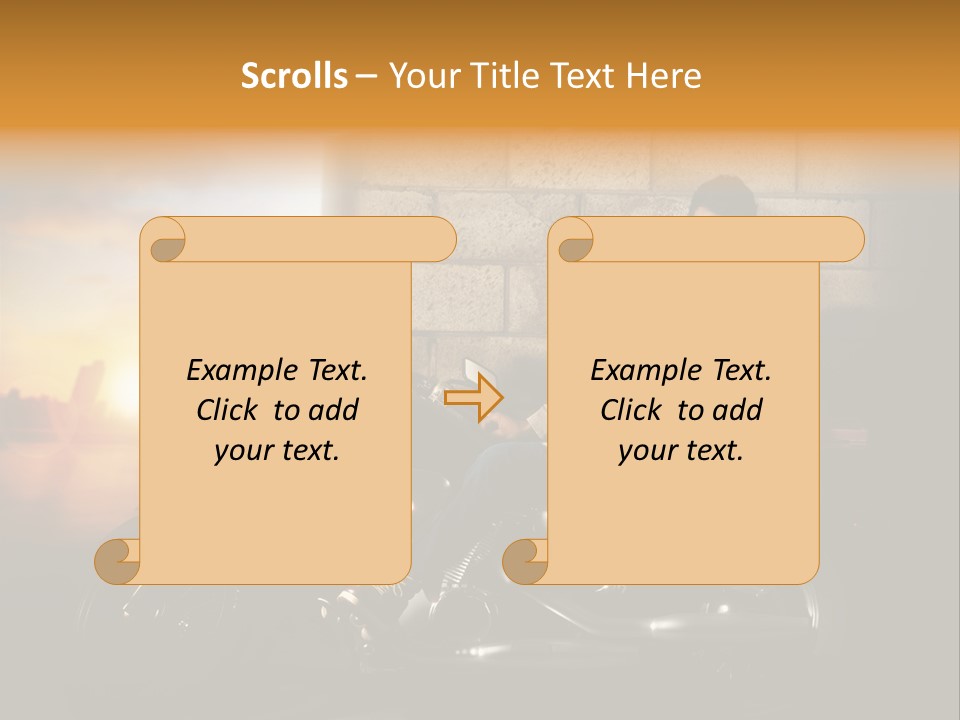 Guy Sun Body PowerPoint Template