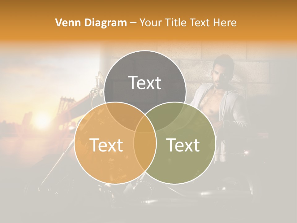 Guy Sun Body PowerPoint Template