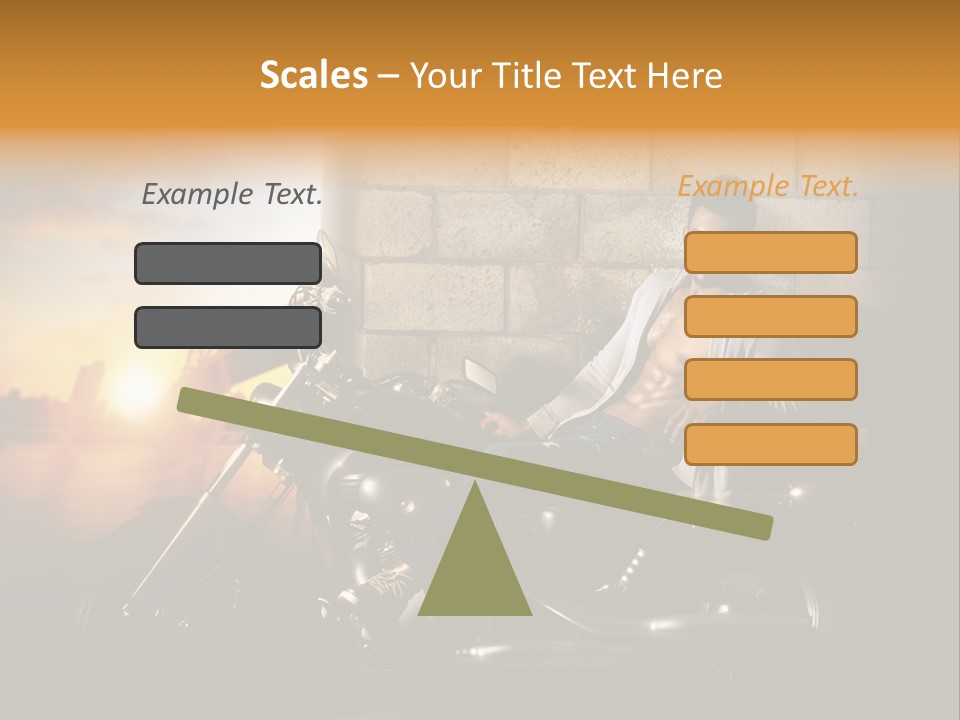 Guy Sun Body PowerPoint Template