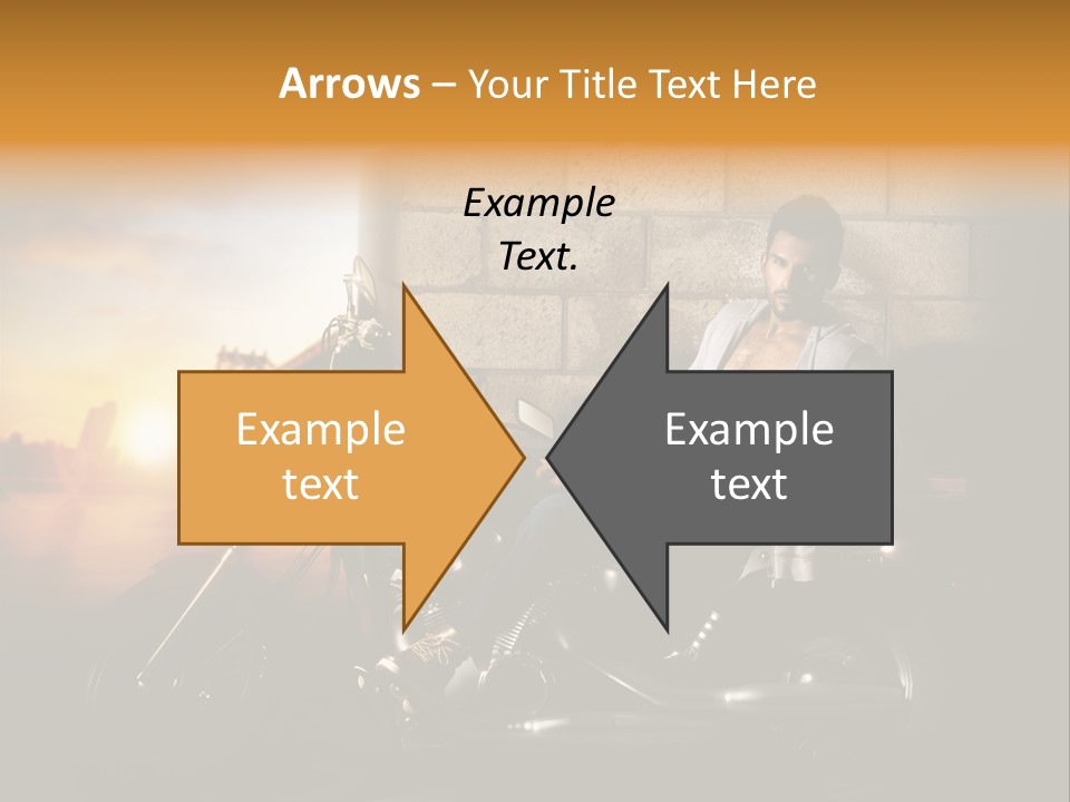 Guy Sun Body PowerPoint Template