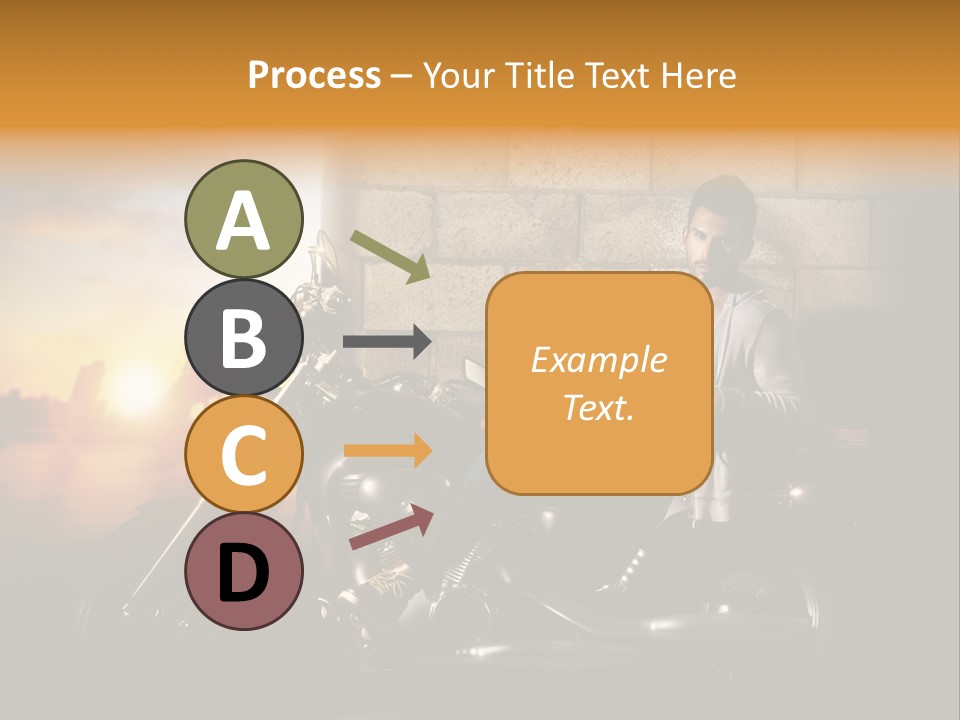 Guy Sun Body PowerPoint Template