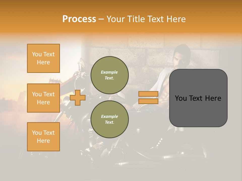 Guy Sun Body PowerPoint Template