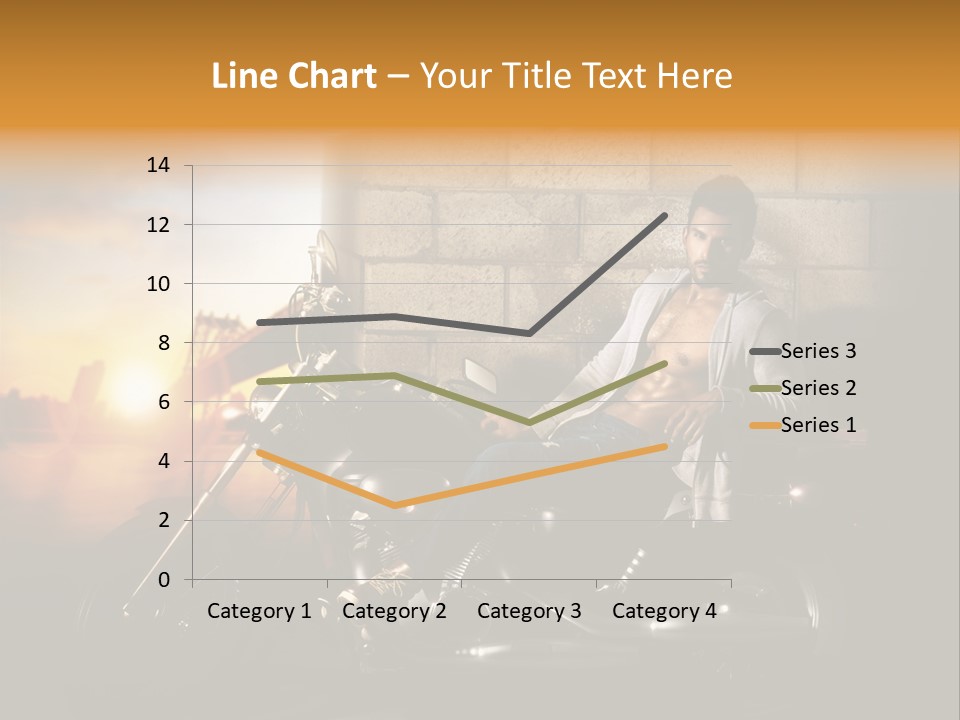Guy Sun Body PowerPoint Template