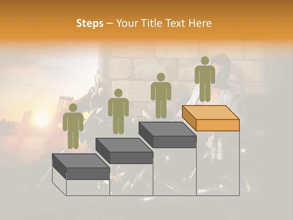 Guy Sun Body PowerPoint Template