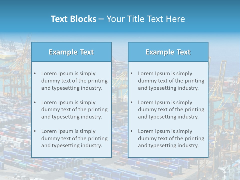 Traffic Loaders Busy PowerPoint Template