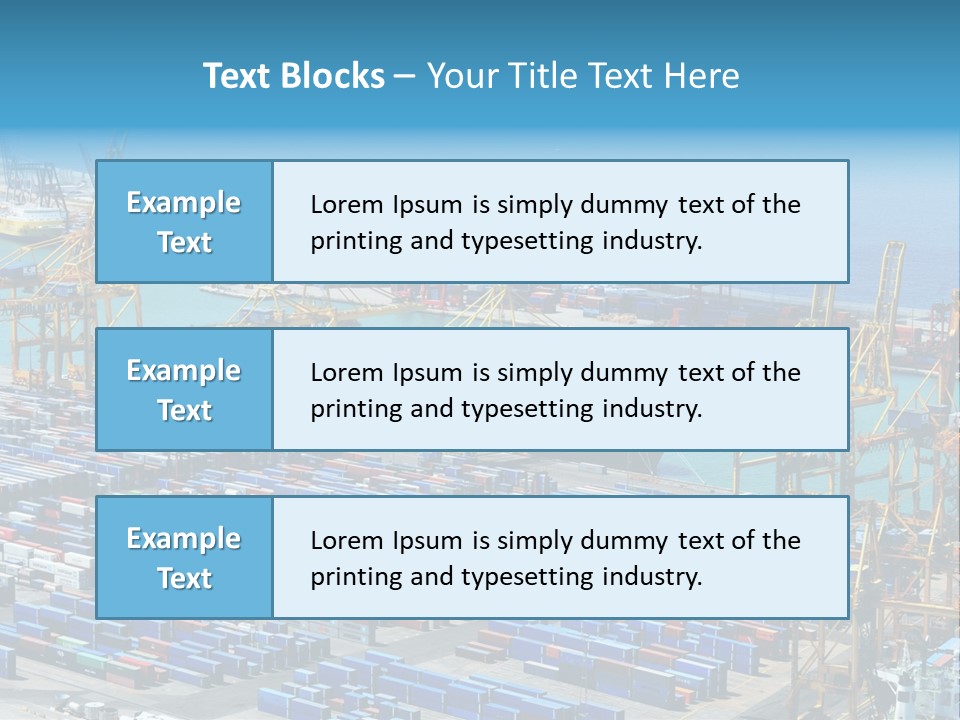 Traffic Loaders Busy PowerPoint Template