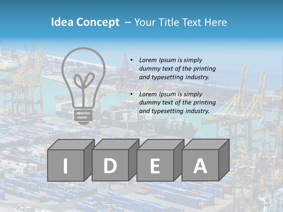 Traffic Loaders Busy PowerPoint Template