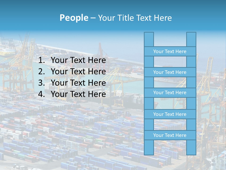 Traffic Loaders Busy PowerPoint Template
