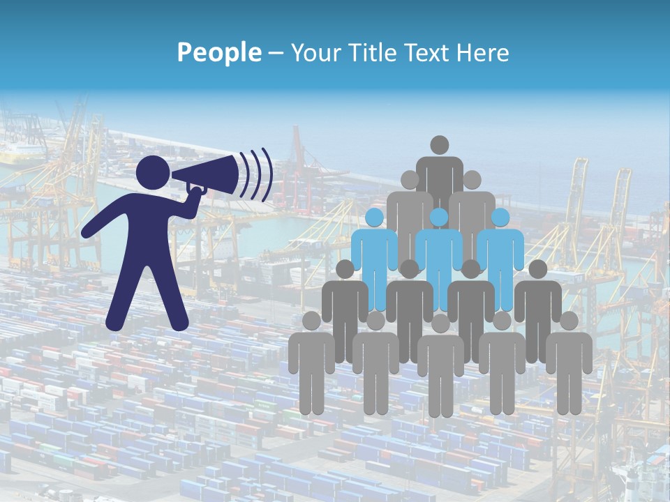 Traffic Loaders Busy PowerPoint Template